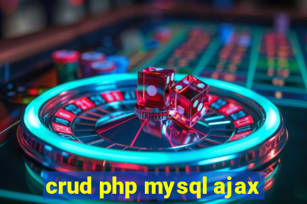 crud php mysql ajax